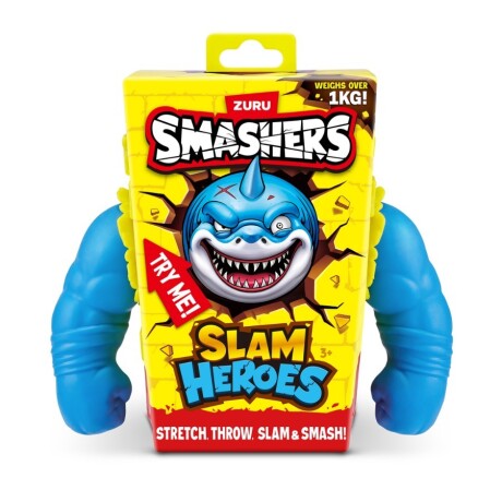 Juguete Elástico Smashers Slam Hero Fighters Ub AZUL