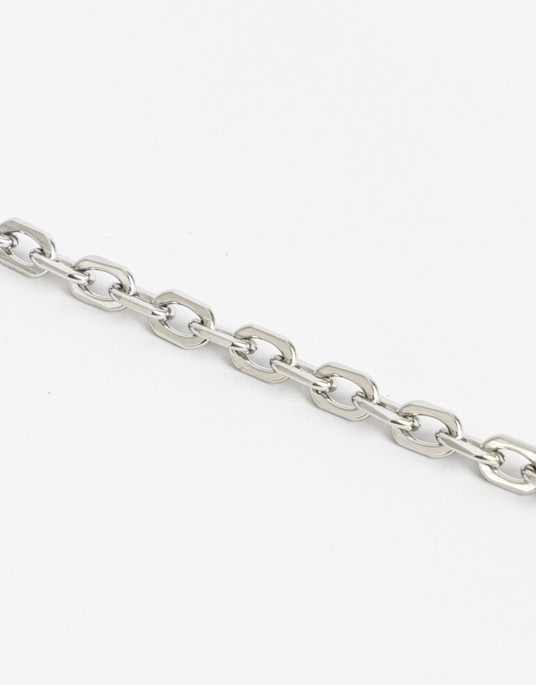 Pulseras Flexibles Metal Pulsera De Acero Men´s Collection - Plateado