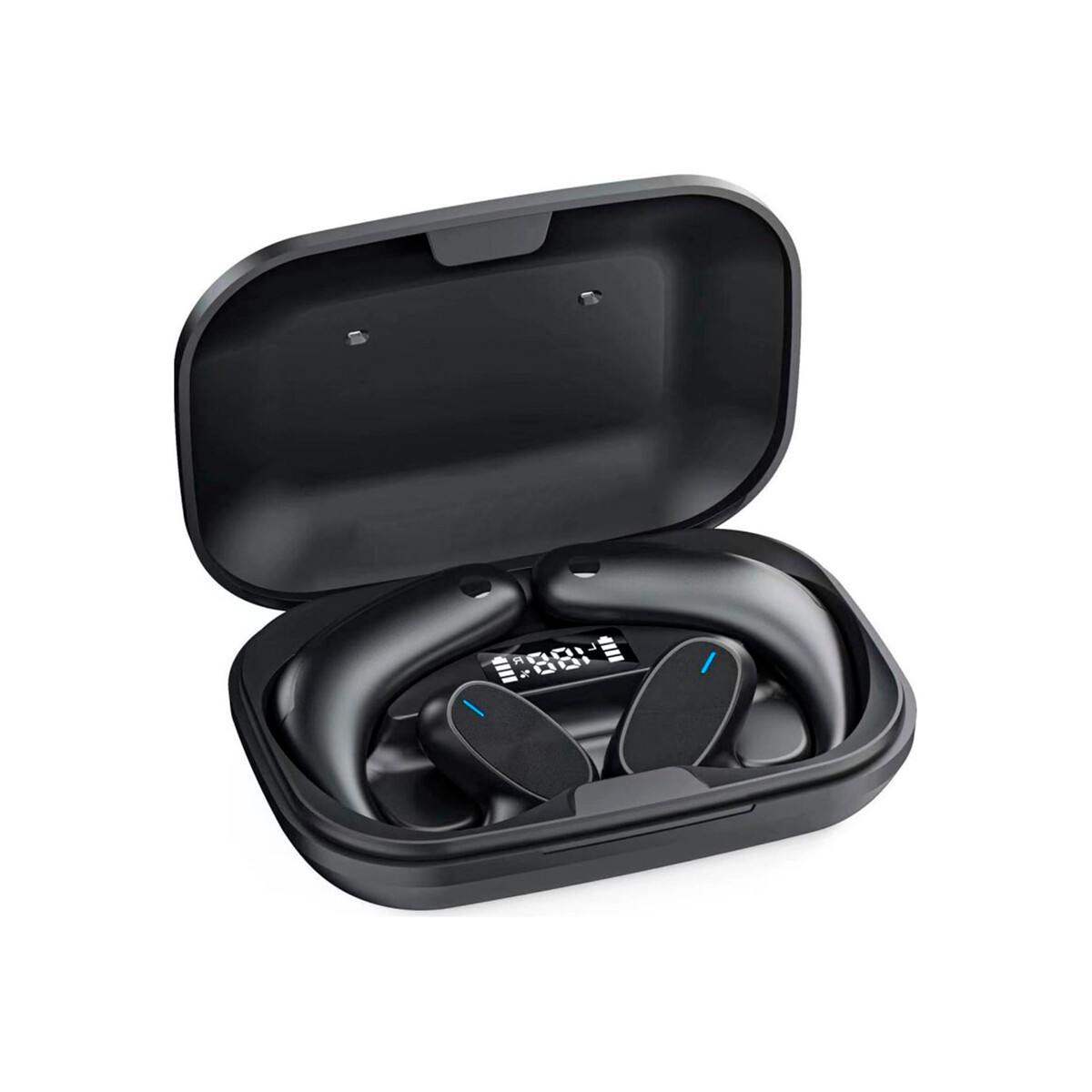 Auriculares inalámbricos deportivos X6 Pro color negro 