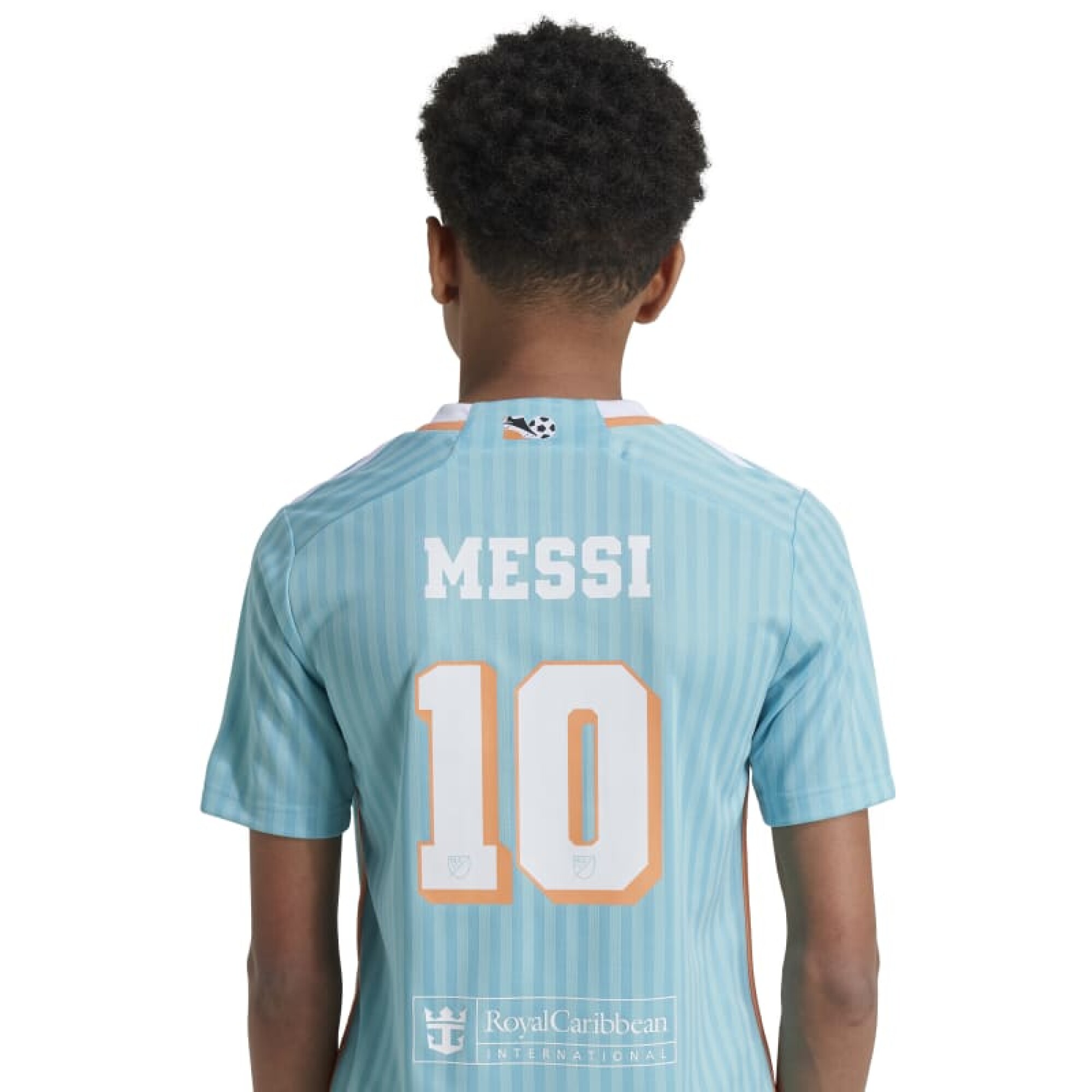 Remera Adidas Inter Miami Messi de Ninos JE6077 Celeste Macri Life