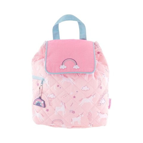 MOCHI.TV2.SJ Mochila Escolar Infantil De Tela 30x34cm Stephen Joseph - Unicornio