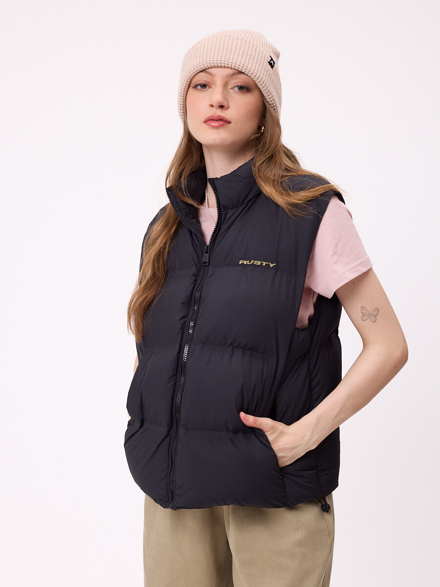 CHALECO LEEMAN RUSTY - Negro 