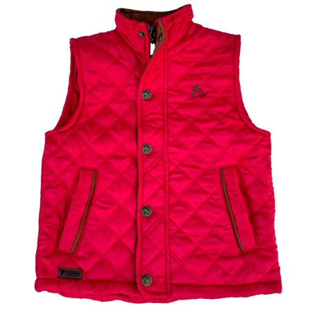 Chaleco Capitoneado de niño Rojo