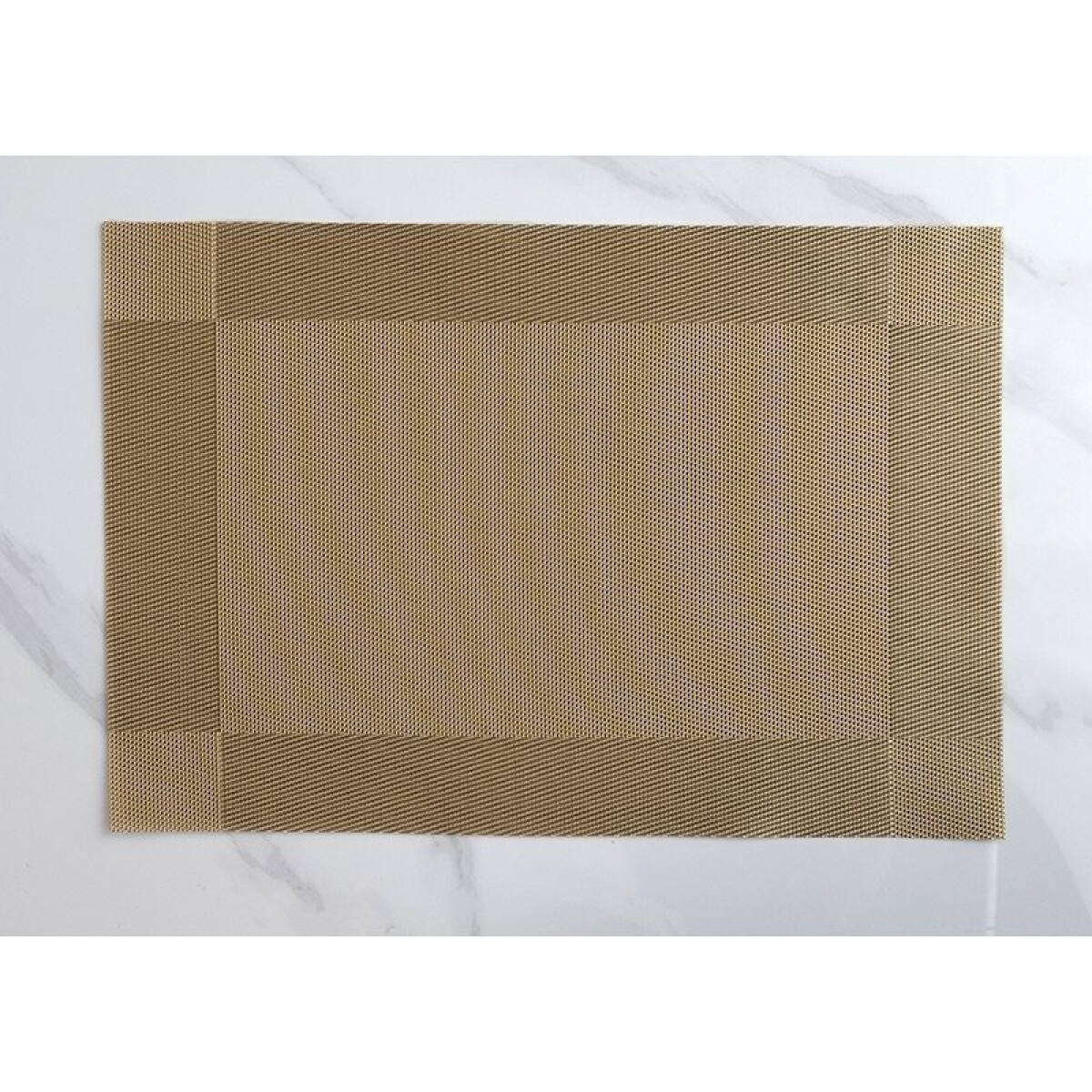 INDIVIDUAL PVC RECUADRO 45x30CM DORADO 