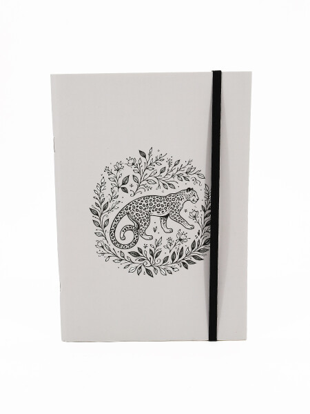 LIBRETA A5 LEOPARDO OFF WHITE