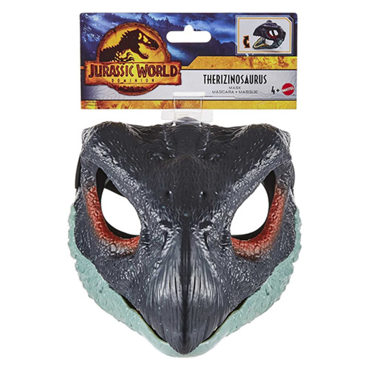 Máscara Jurassic World Therizinosaurus - 001 