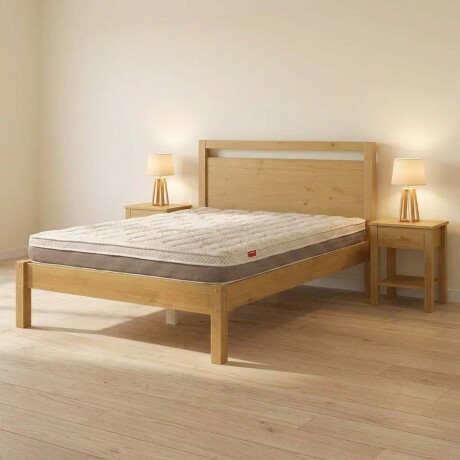 COLCHÓN KING ESPUMA BLANCO IVORY ONE SIDE