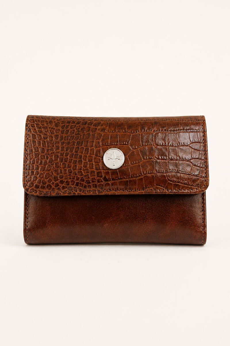 Billetera Belu Whisky croco