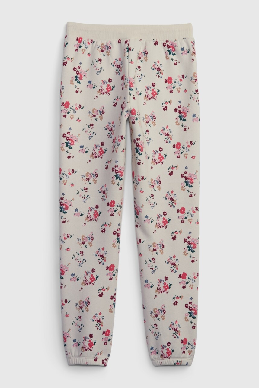 Pantalón Deportivo Logo Gap Niña Beige Floral Wph916-E