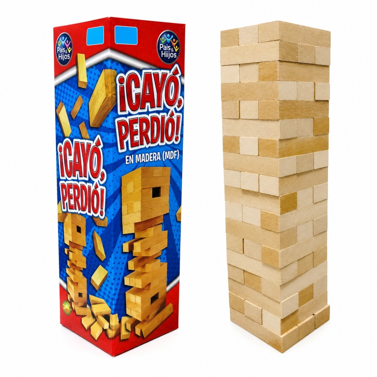 Jenga bloques de madera P&F 