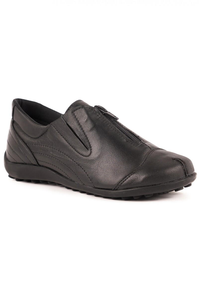 ZAPATO DE CUERO ALMA NEGRO