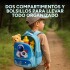 Mochila Escolar Infantil Celeste De Astronauta 3D Niño Color Celeste