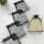 Pack x 100 - Bolsas organza 12x17 cm NEGRO