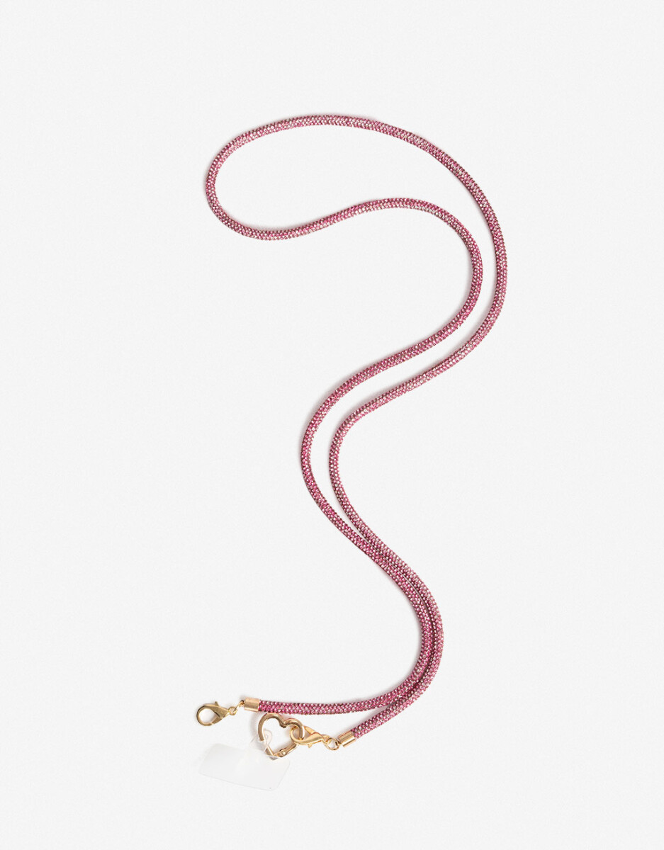 Llavero Y Charm De Tira De Strass 