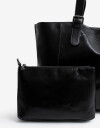 Shopper Cartera Shopper Con Tachas - Negro
