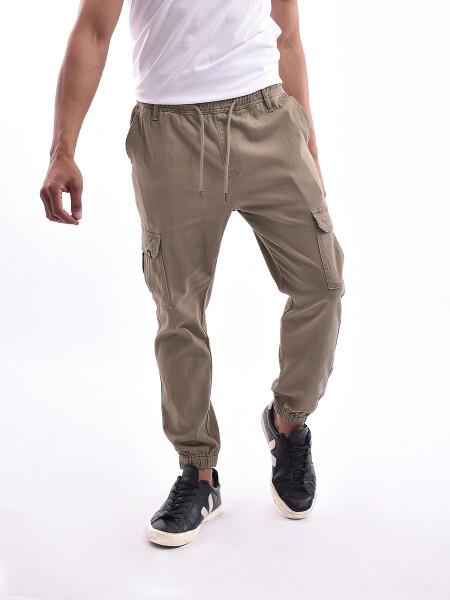 JOGGER CARGO ZOUK VERDE MILI