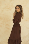 VESTIDO VALENTINA MAXI BROWN VESTIDO VALENTINA MAXI BROWN