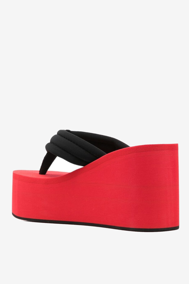 PLATAFORMAS WEDGE Rojo