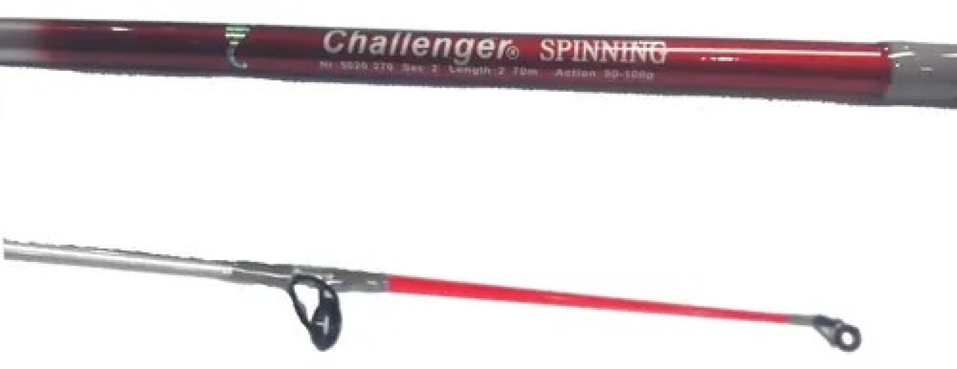 CAÑA CHALLENGER SPINNING 2,10MT 2TR 