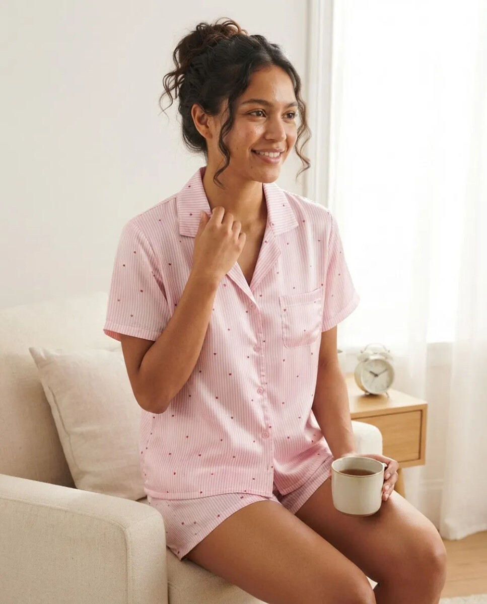 Set Pijama Oreiro - Rosado 