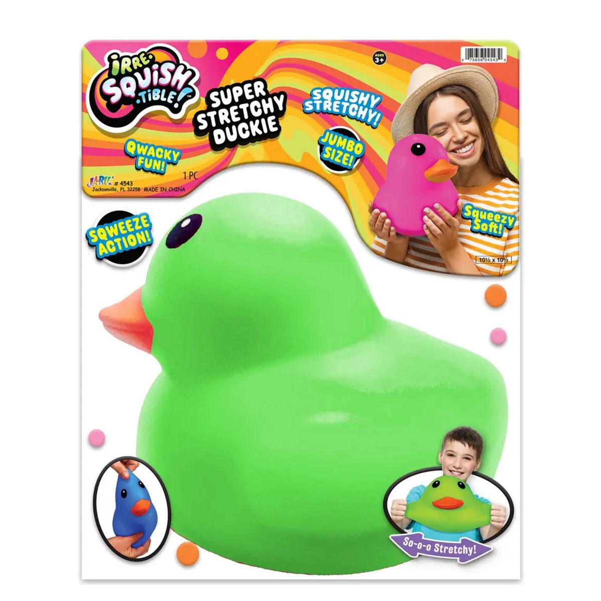 Squishy Pato Super Stretchy - Verde 