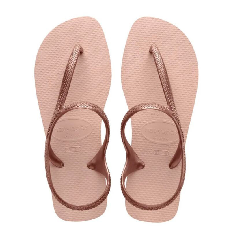 Sandalias de Mujer Havaianas Flash Urban Rosa Ballet - Dorado