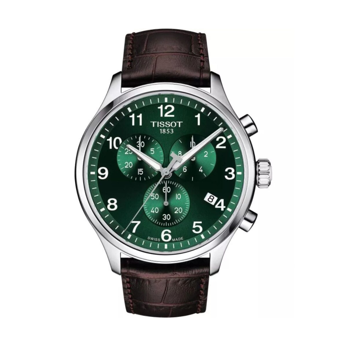 Reloj Tissot T1166171609200 Para Hombre En Cuero 