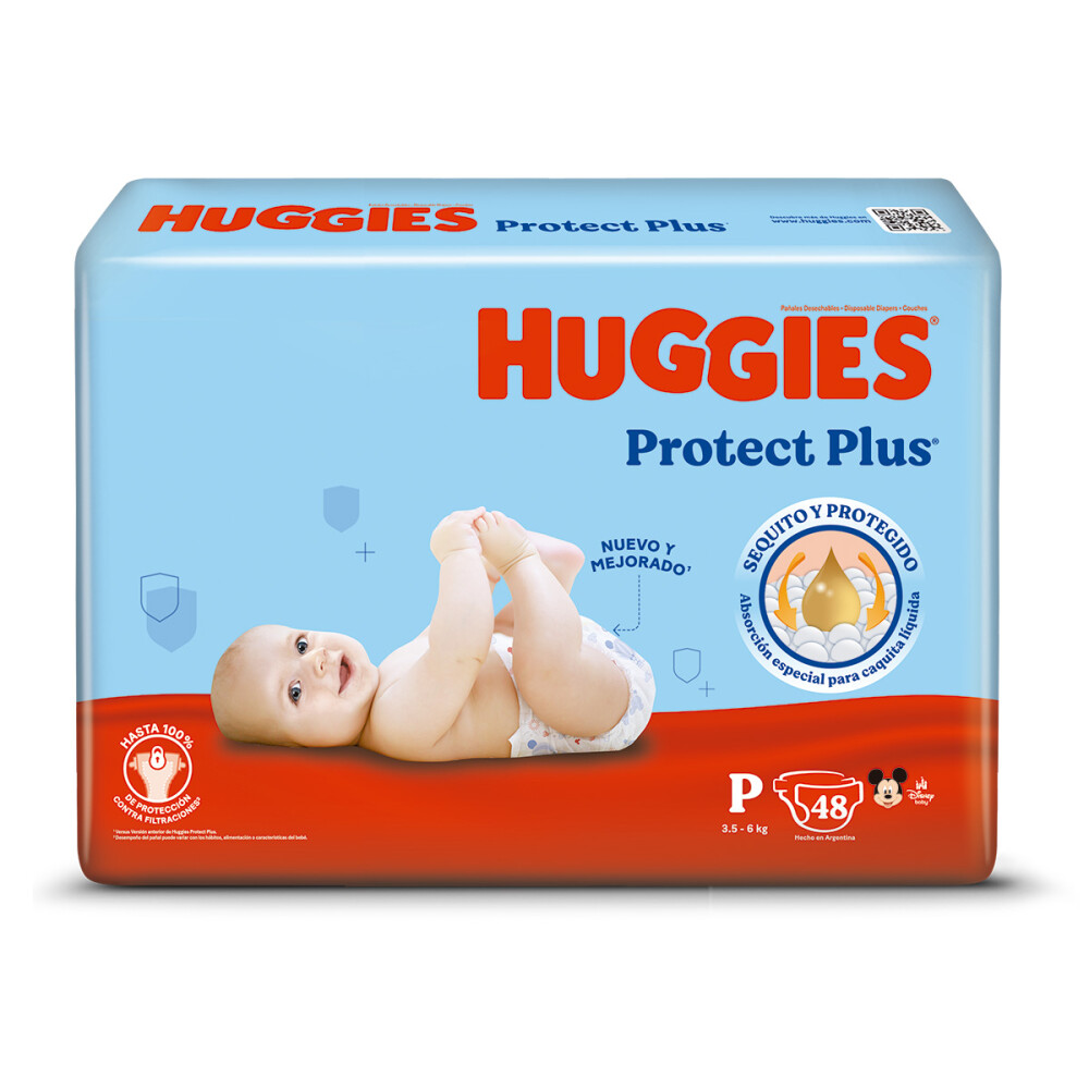 HUGGIES PAÑAL PROTECT PLUS P AHORR X50 única