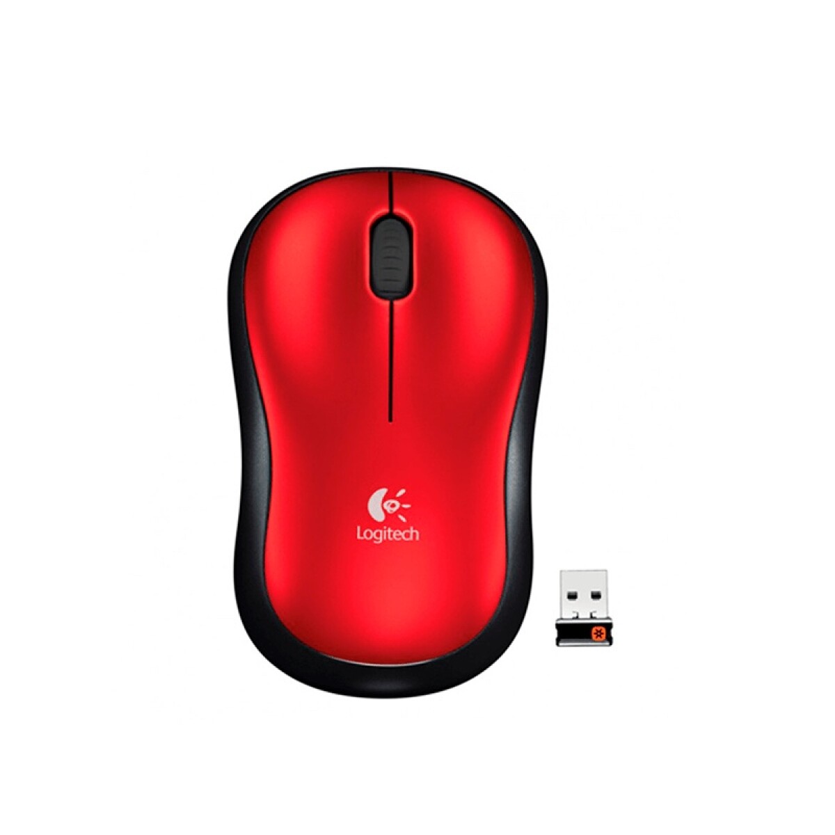 Mouse inalámbrico Logitech 003635 M185 Rojo 