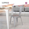 Pack 6 Sillas Tolix Lumax Varios Colores Living Comedor Gris