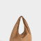 Saca Cartera Shopper Combinada - Marron Camel