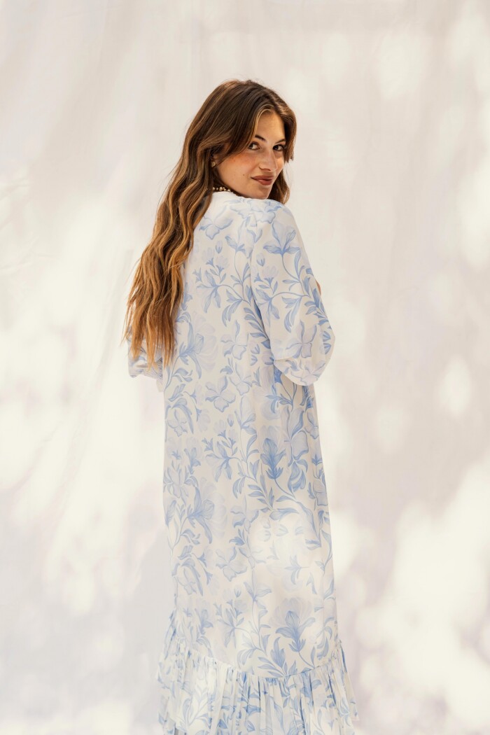 CAMISERO EMILY MAXI FLORAL SKY BLUE CAMISERO EMILY MAXI FLORAL SKY BLUE