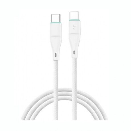 Cable USB-C A USB-C BLOOX Longitud 2M - White Cable USB-C A USB-C BLOOX Longitud 2M - White