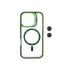 Protector para iPhone 16 con protector cámara verde Protector Para Iphone 16 Con Protector Cámara Verde