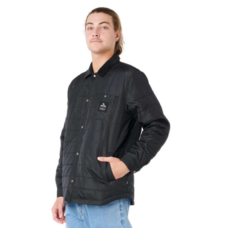Campera Rip Curl Coastal Quilted Shirt Negro