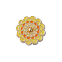 Jibbitz™ Charm Yellow Spinner Flower Multicolor