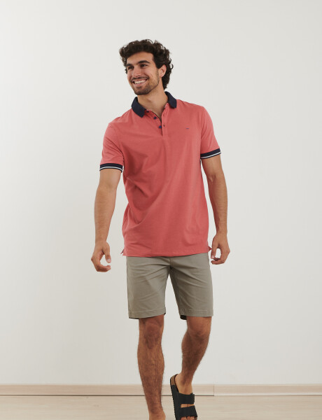 520974 REMERA HARRINGTON LABEL Coral