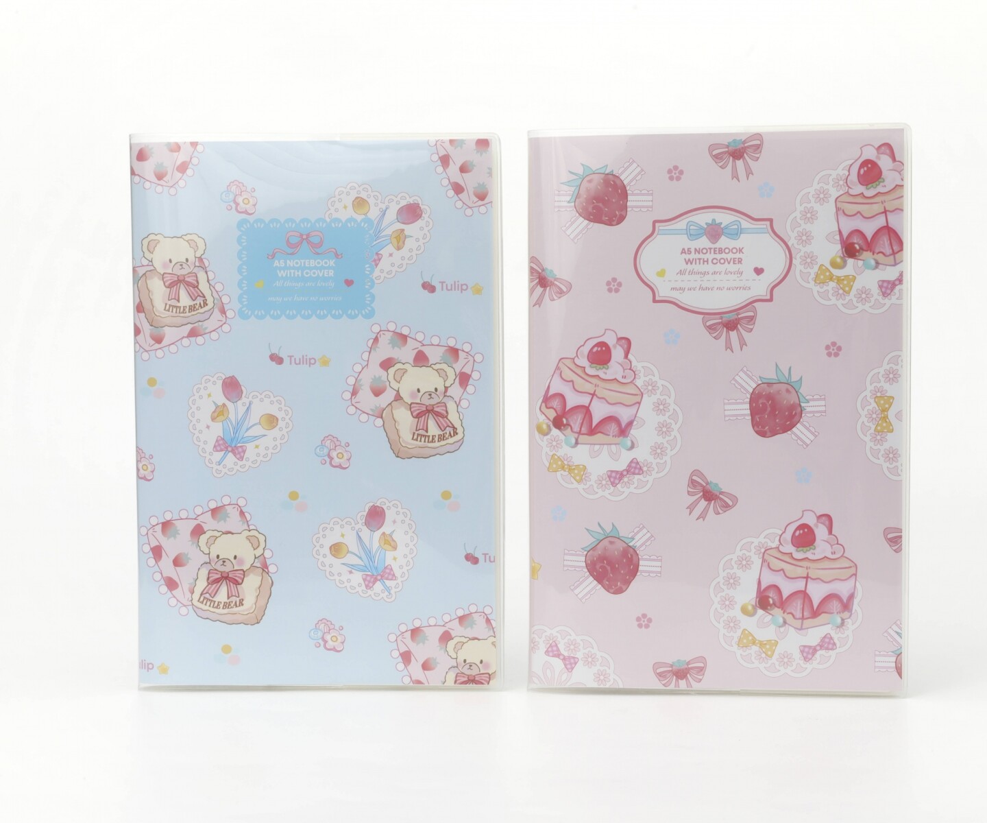 CUADERNO A5 CON TAPA (DULCE FRUTILLA) 