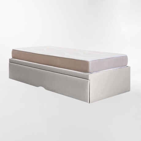 Bicama marinera FLAT Gris - 1,5 PLAZAS