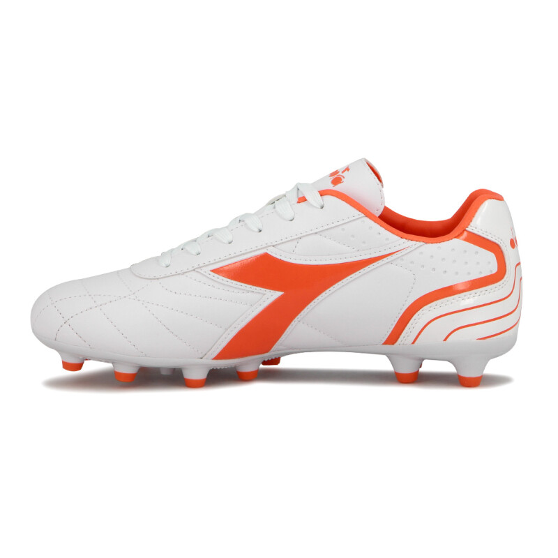 Diadora OPTIMUS Futbol MD Men Blanco-Naranja Blanco-Naranja
