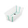 Bañito Plegable Flexi bath stokke Blanco / Aqua