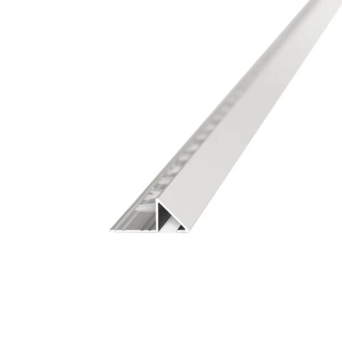 Guardacanto Aluminio Prisma 10 mm x 11 mm x 2,5 m Cromo Mate Guardacanto Aluminio Prisma 10 Mm X 11 Mm X 2,5 M Cromo Mate