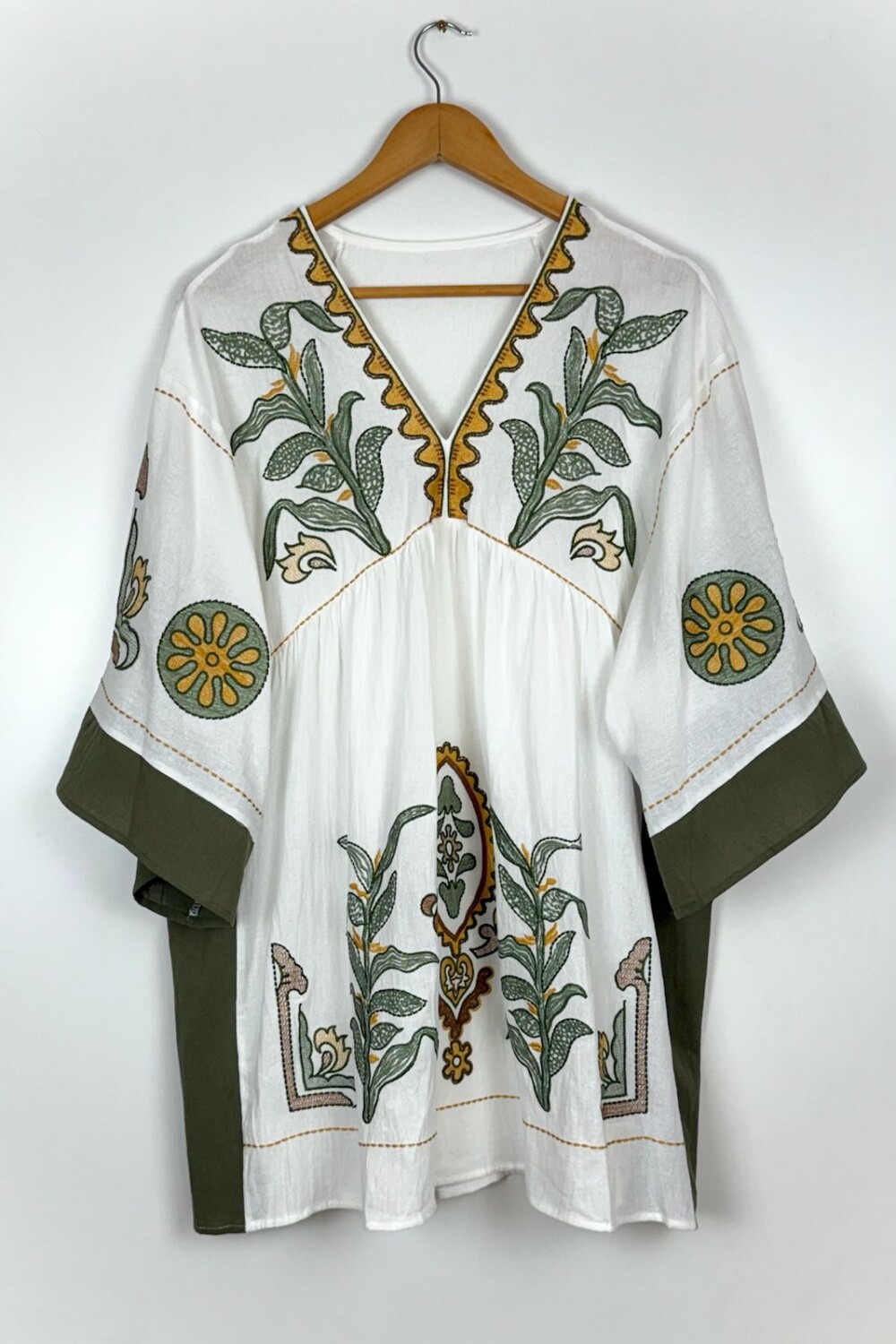 BLUSA ALGODON VIRA VERDE