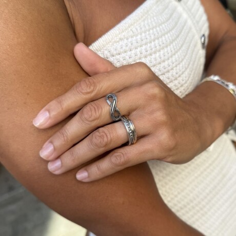 Anillo Infinito - Plata y Oro Anillo Infinito - Plata y Oro