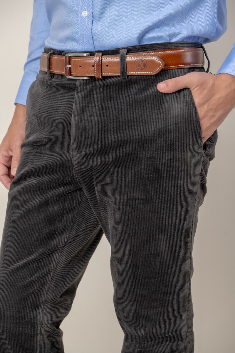 Pantalón Corduroy - Gris 