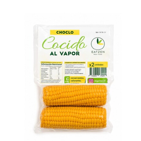 CHOCLO COCIDO AL VAPOR X 2 CHOCLO COCIDO AL VAPOR X 2