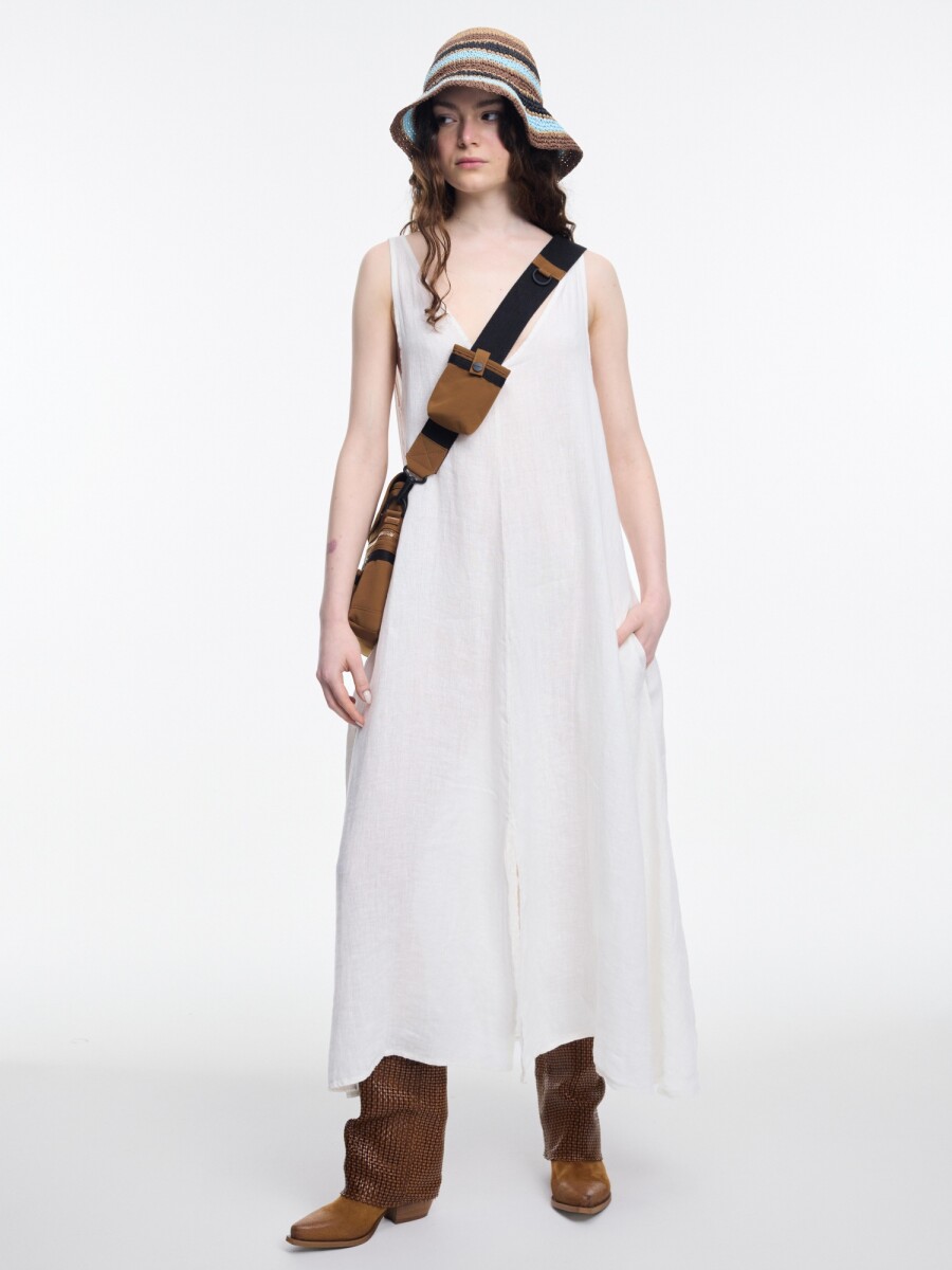 VESTIDO ESCOTE V 