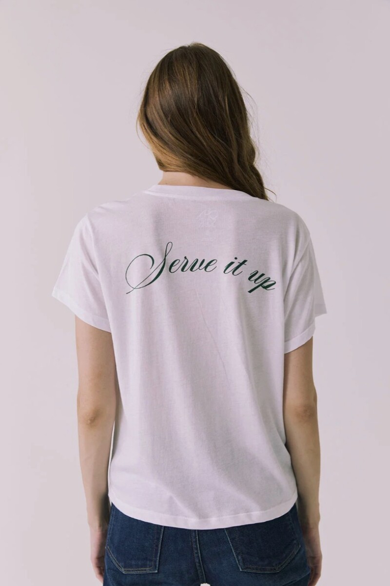 REMERA APRES TENNIS Blanco