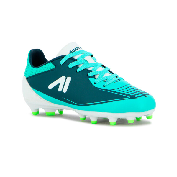 Calzado Austral Soccer - Blast Md / Teen Verde-aguamarina