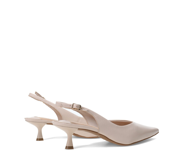 Zapatos de Mujer Bottero En Punta Con Tira Trasera Beige